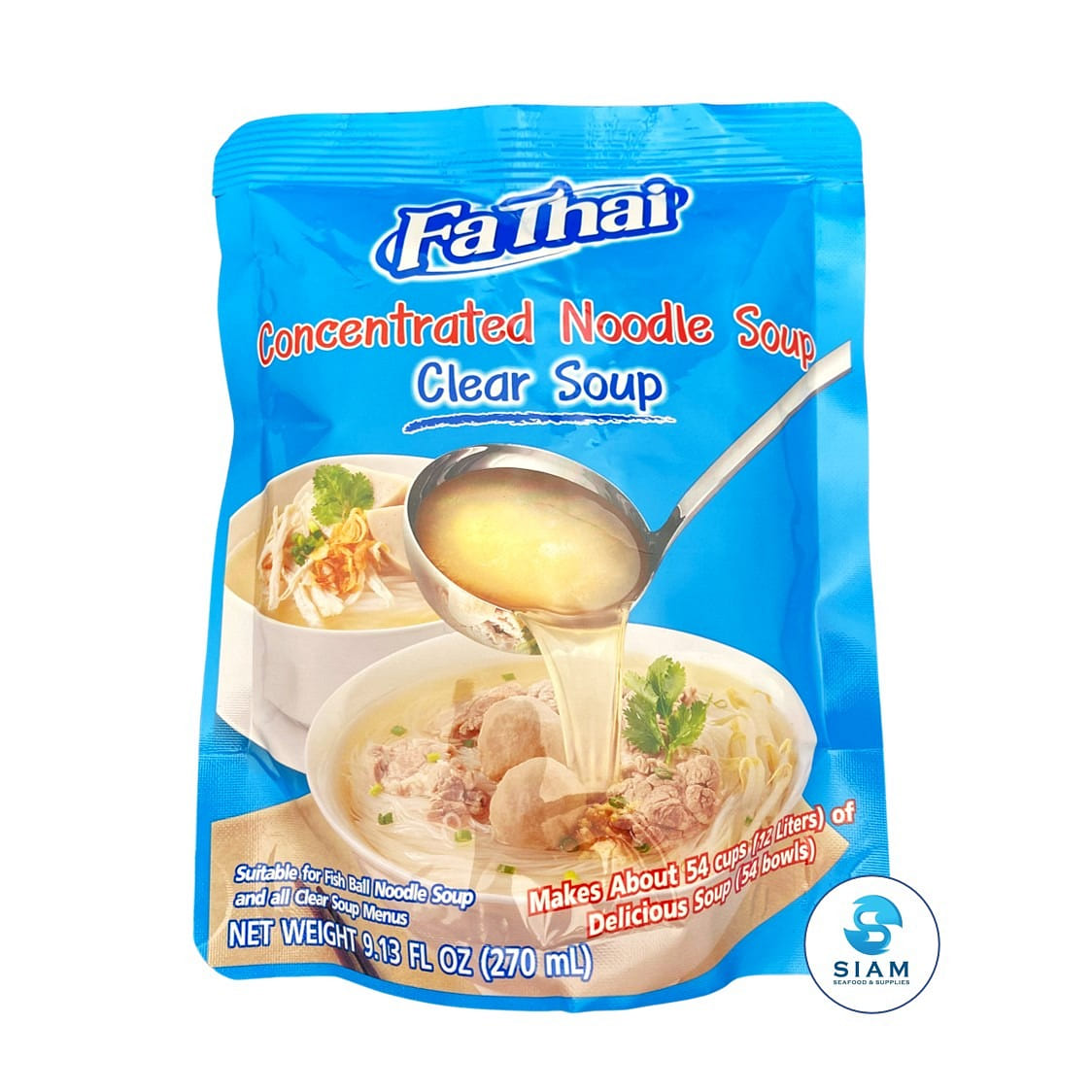 FaThai Concentrated Noodle Soup, Clear Soup 12.3 oz
