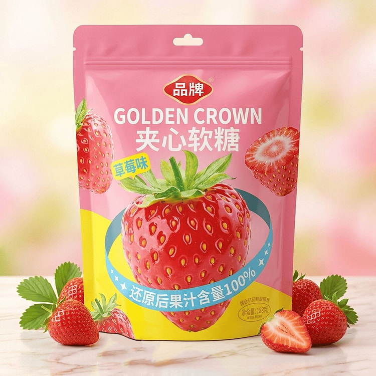 Strawberry Gummy Candy 6.63 oz