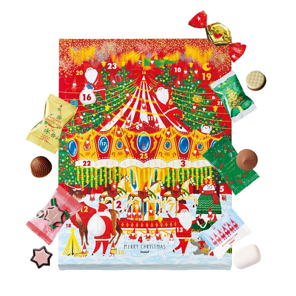 Goncharoff ゴンチャロフ クリスマス2024 クリスマスエンジョイカレンダー チョコレートクッキー 25個