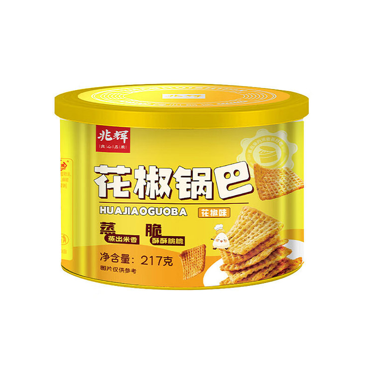 兆辉 花椒锅巴 花椒味 山西特产 零食 217 克