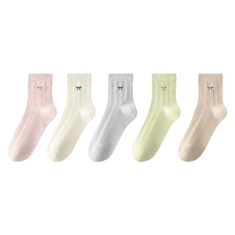 MiiOW Women’s Socks, 5 pairs per bag,big brand 1 pack
