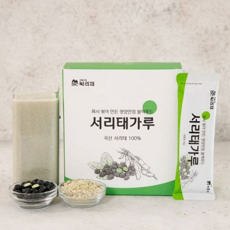 싸리재 국산 서리태가루 쉐이크 (25g x 10개입) 25 그램
