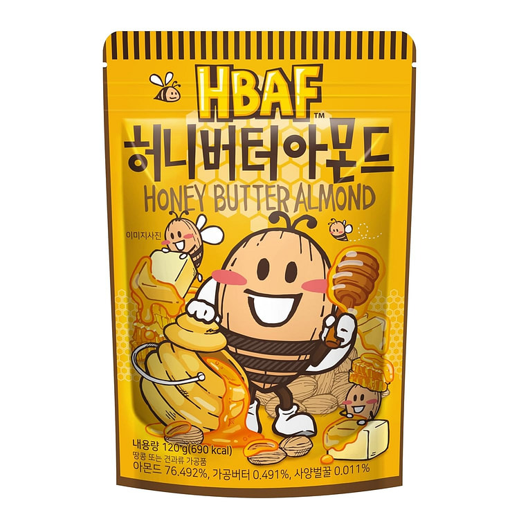 HBAF Honey Butter Almond 1 count 120 g