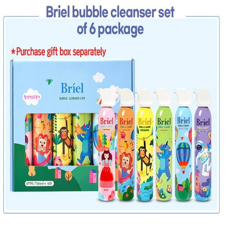 Briel 宝宝洗发沐浴二合一洗护 6*300ML 1 盒