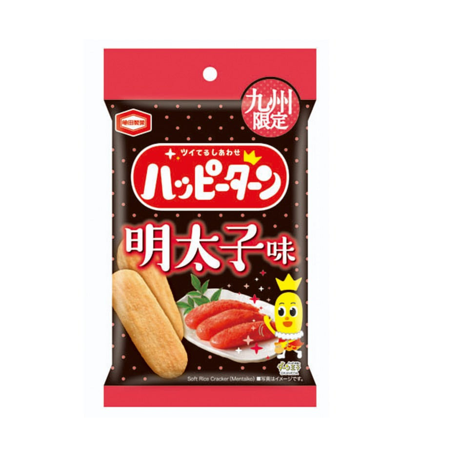 Kameda Seika Kyushu Limited Happy Turn Mentaiko 34g 34 g