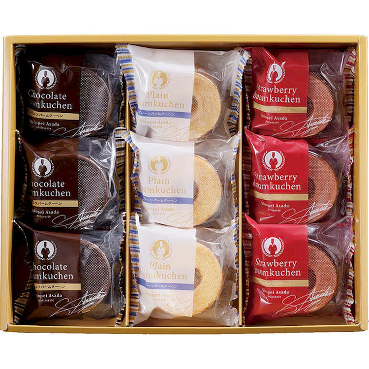 Next Innovation Asada Baumkuchen Set, 3-Flavor 9pc 1 each