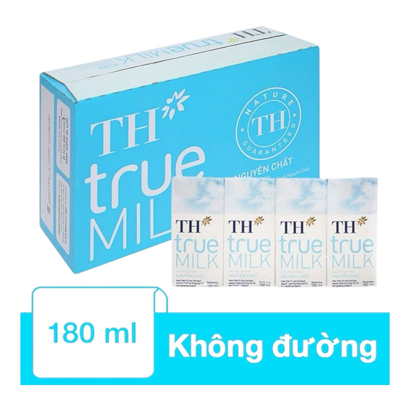 TH true MILK NO SUGAR 180ml X 48 CANS 180 ml