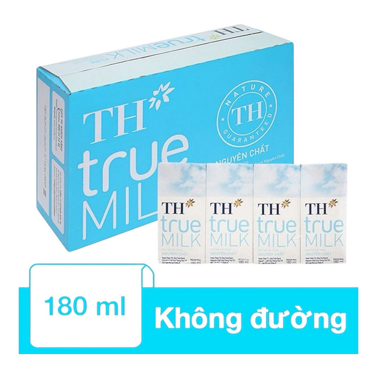 TH true MILK NO SUGAR 180ml X 48 CANS EXP:08/24/25
