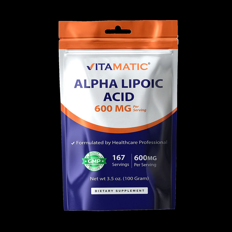 Pure Alpha Lipoic Acid (ALA) 600mg