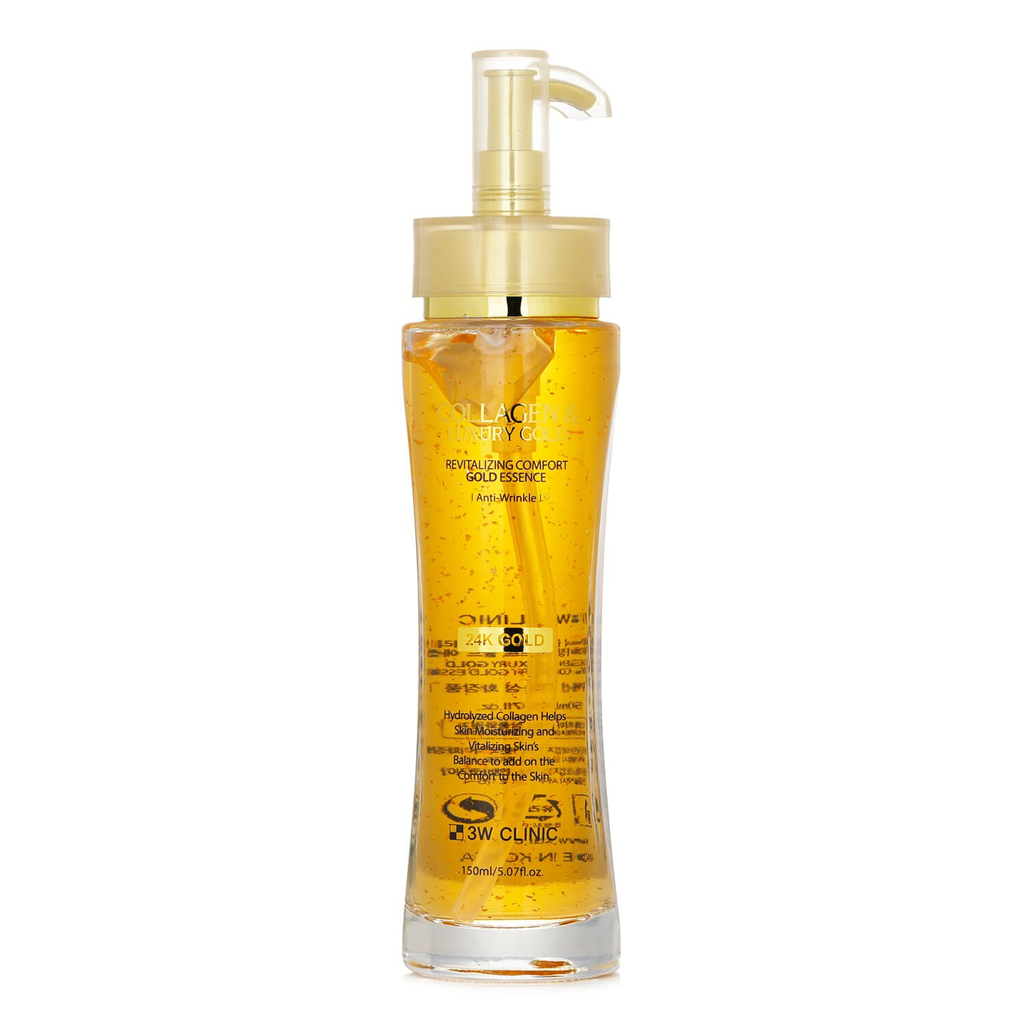 3W Clinic Collagen & Luxury Gold Revitalizing Comfort Gold Essence 150ml/5.07oz 150 ml