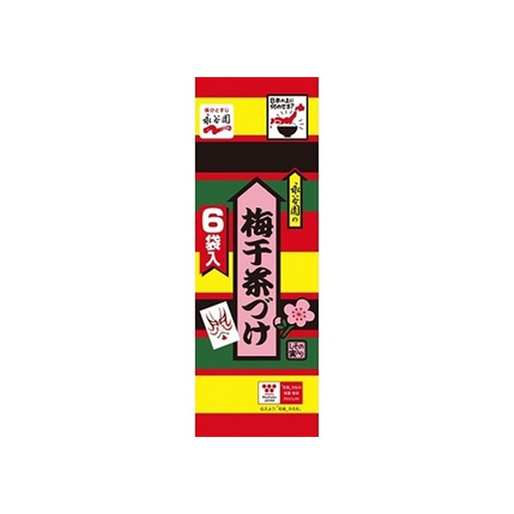 永谷园 日式梅干 紫苏味 茶泡饭料 6袋装