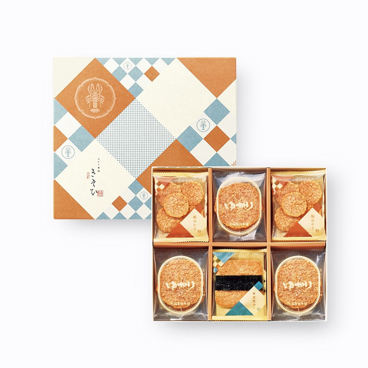 Bankaku KISOHI Shrimp Crackers Gift Box 1 box