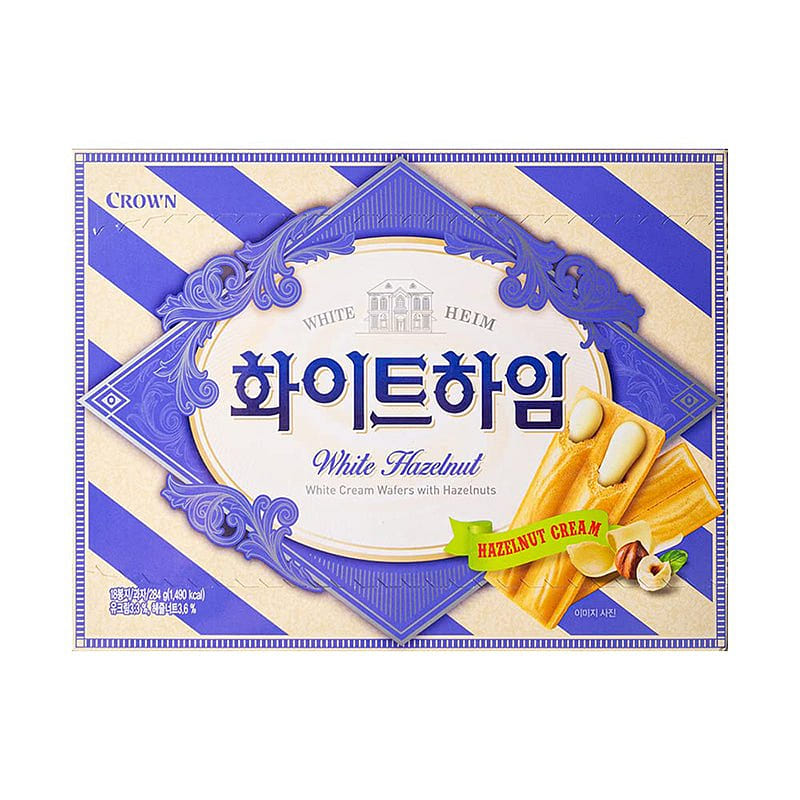 Crown White Heim Wafers: White Hazelnut 1 each