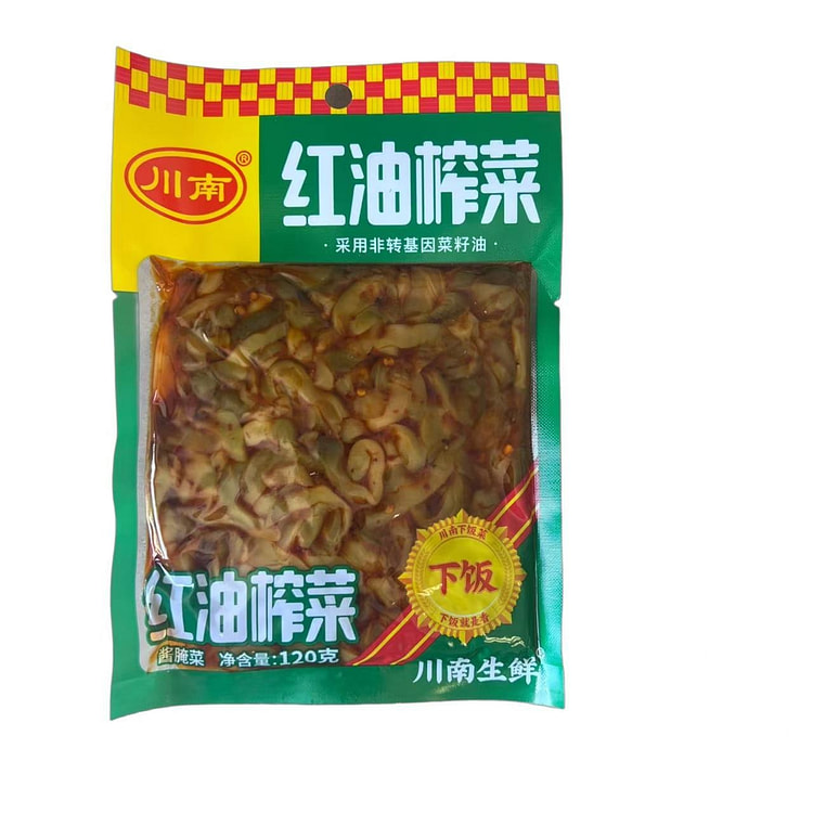 川南红油榨菜 120g