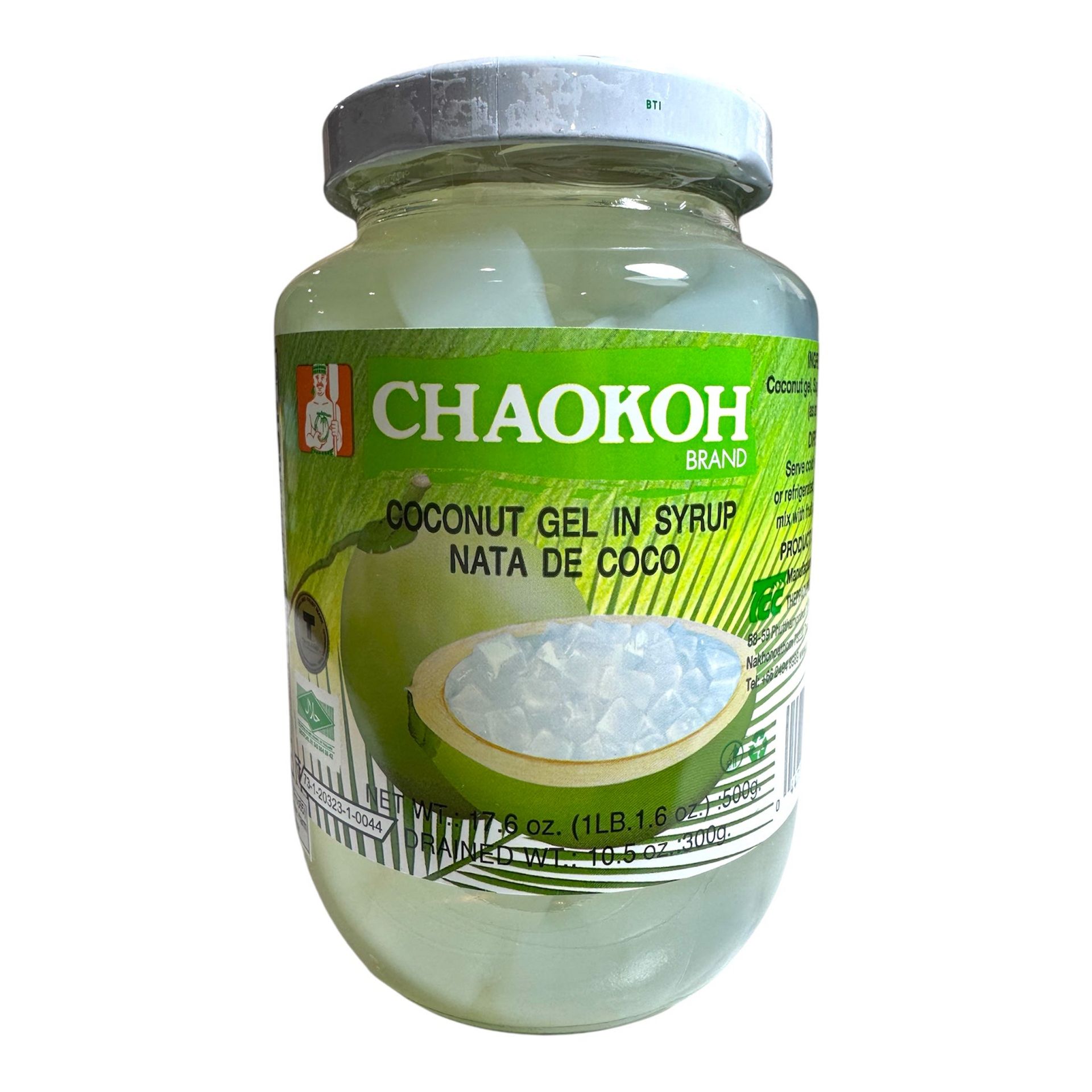 Chaokoh Coconut Gel in Syrup Thach Dua Nuoc Duong 500 g