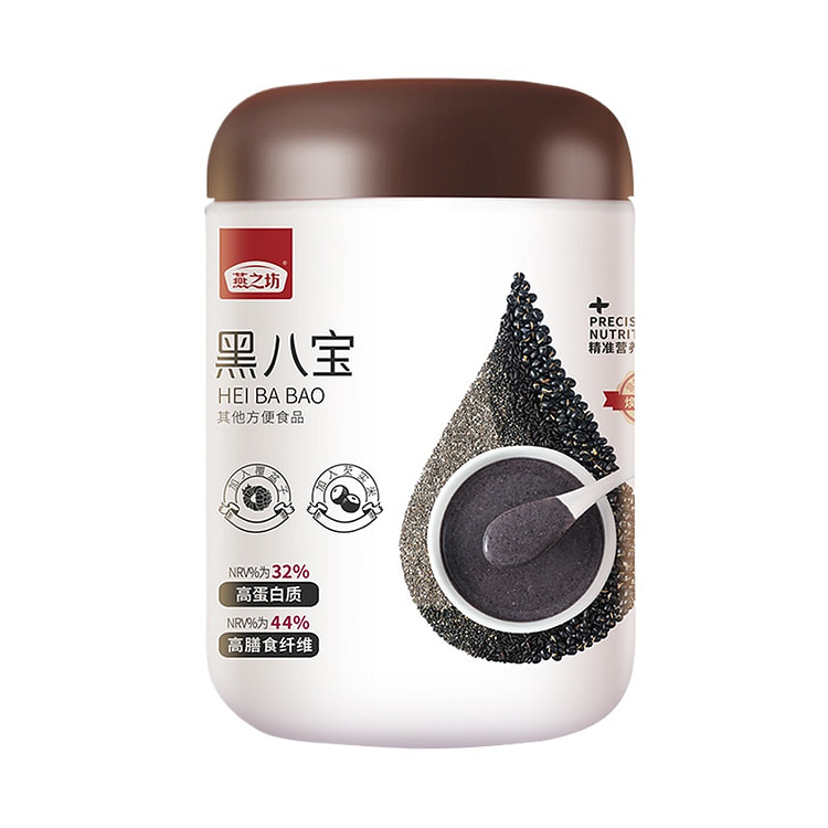 燕之坊黑八宝代餐粉450g*1罐 450 克