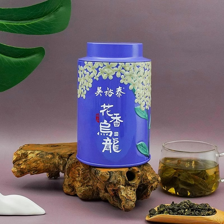 吴裕泰   中华老字号桂花乌龙茶铁观音茶桂花香乌龙茶浓香罐装  60g/罐