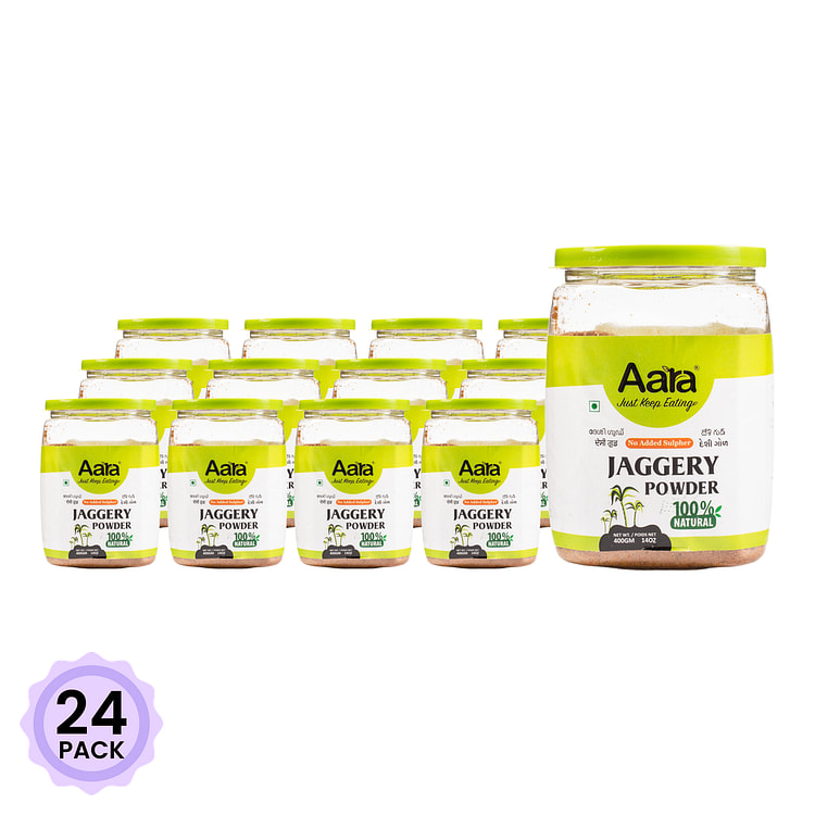 Aara Jaggery Powder 400 g*24 pack