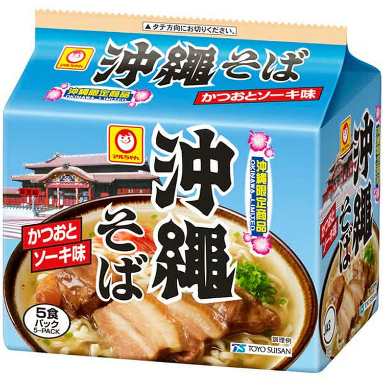 东洋水产丸灿【限定版】冲绳荞麦面5餐包92gX5
