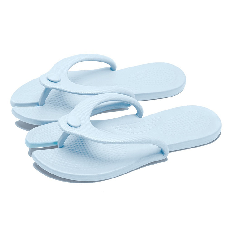Foldable Travel Slippers In Blue F