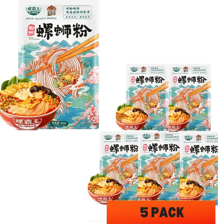 400g*5袋螺霸王 蘑菇屋同款 螺蛳粉