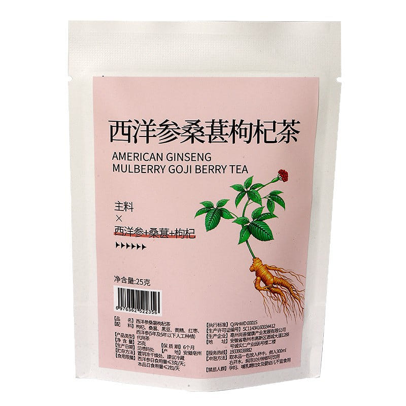 American Ginseng Mulberry Black Bean Herbal Tea 25 g