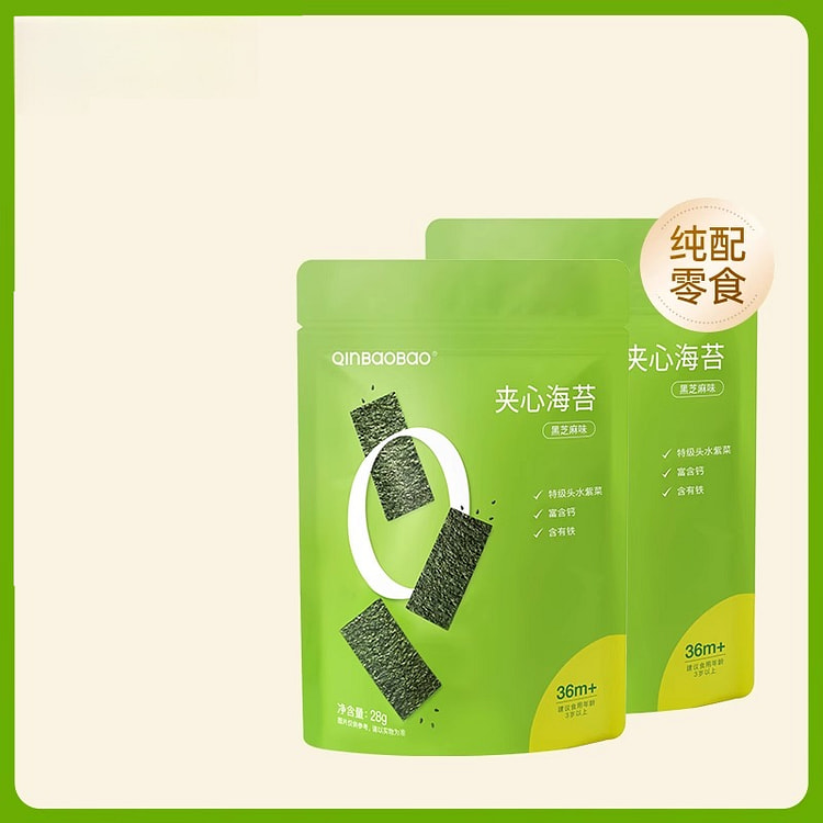 亲宝宝夹心海苔脆28g*2袋 56 克
