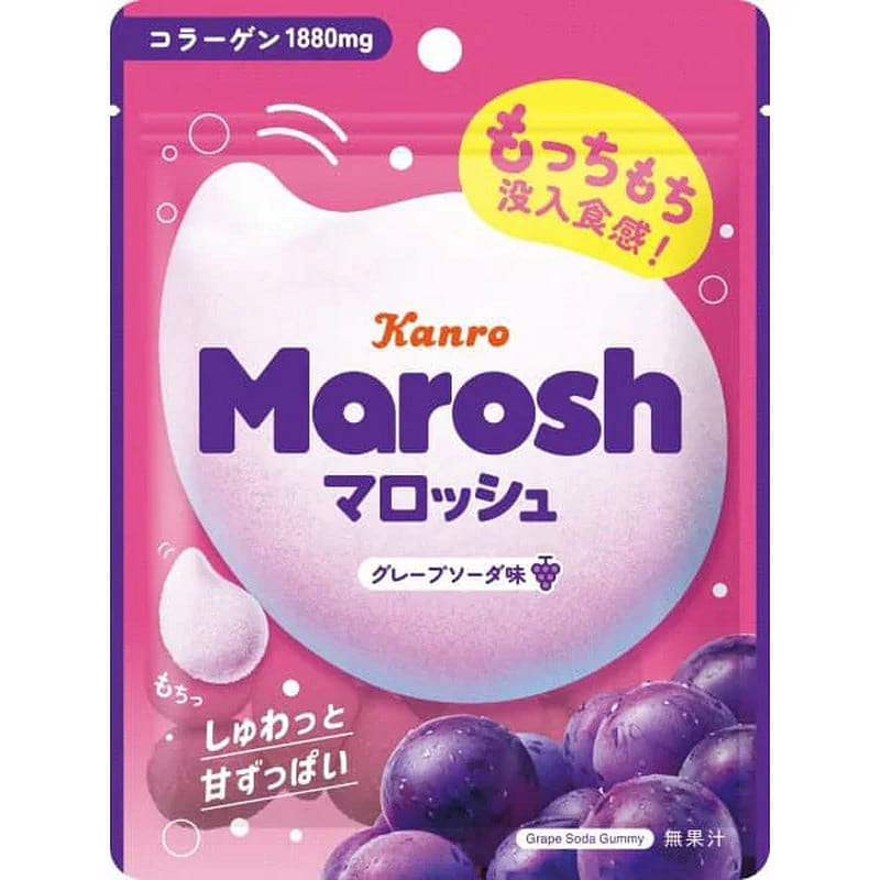 KANRO Marosh Grape Soda Flavor 50g 1 each