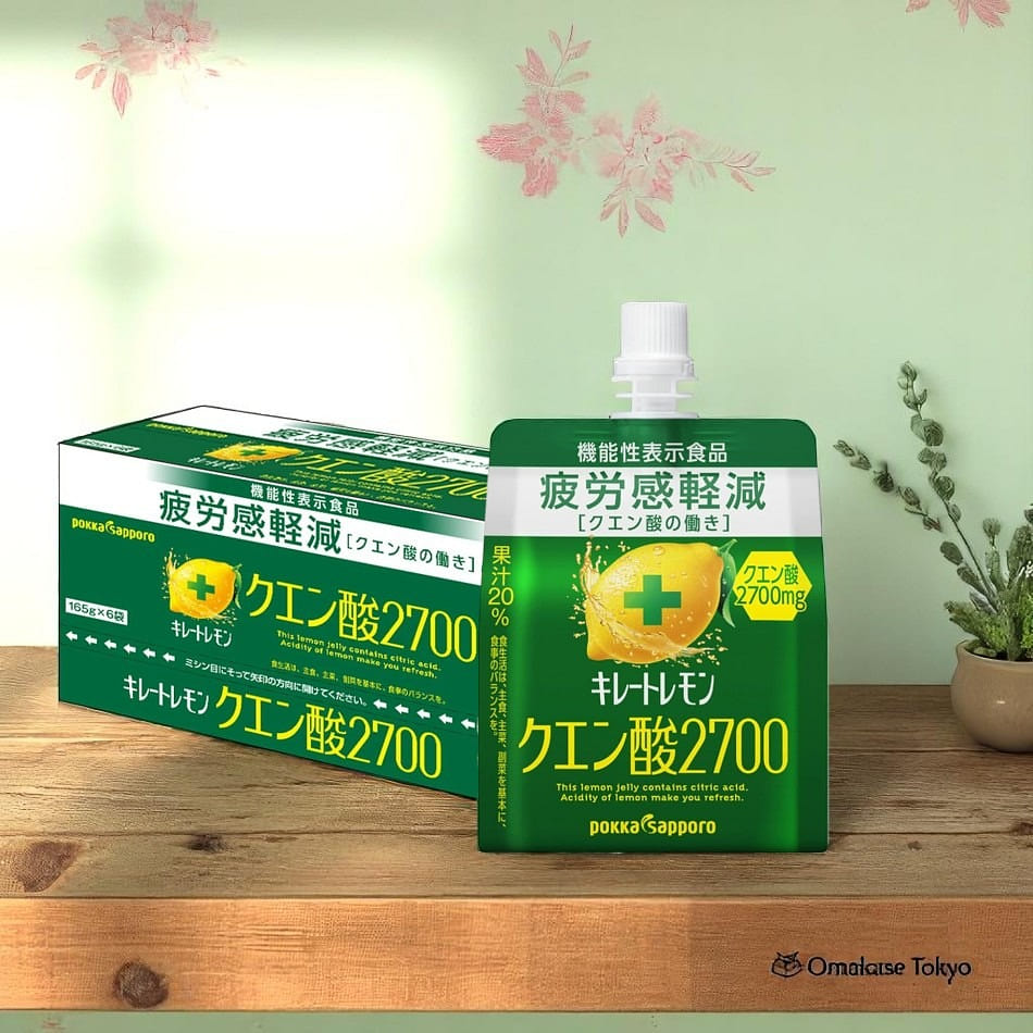 Pokka Sapporo Chelated Lemon Citric Acid Jelly, 990 グラム
