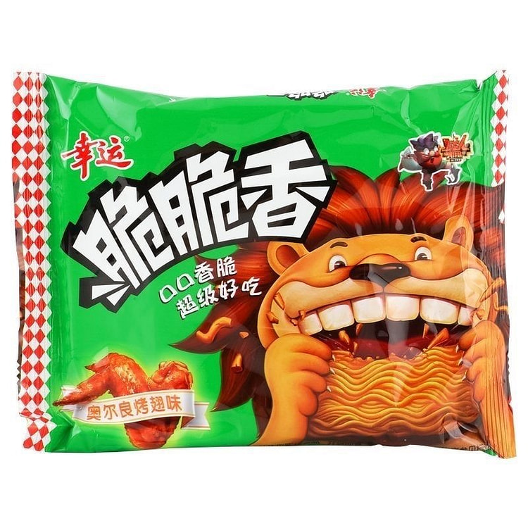 幸运脆脆香干脆面 奥尔良烤翅味 40g*5包 200 克