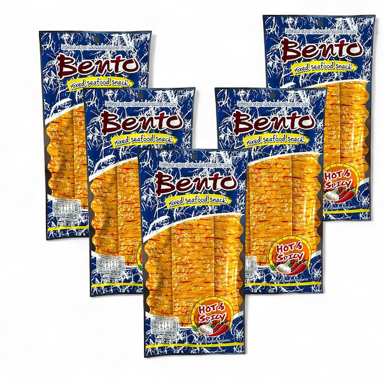 Bento Mixed Seafood Snack Hot and Spicy COMBO pack 20 g*5 counts