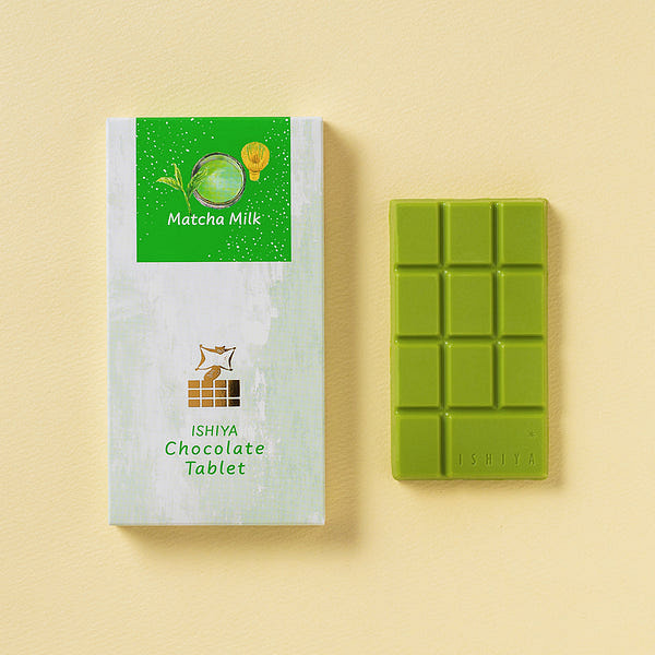 ISHIYA Chocolate Tablet Matcha Milk 45.3g