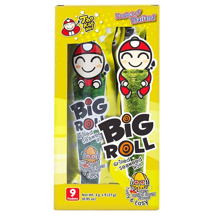 即食烤海苔卷鱿鱼味27g*1盒