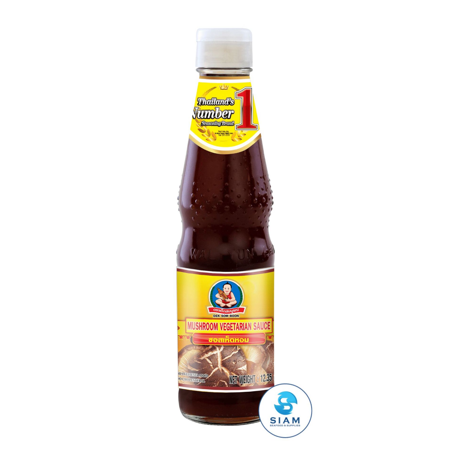 DEK SOM BOON Mushroom Vegetarian Sauce 350g, Vegan 12.35 oz