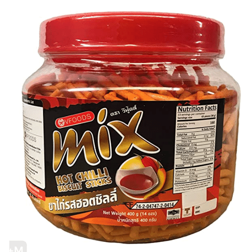 MIX Hot Chilli Biscuit Sticks 400g 1 each