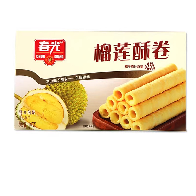 Hainan Spring Durian Crispy Roll 105g * 1 Box