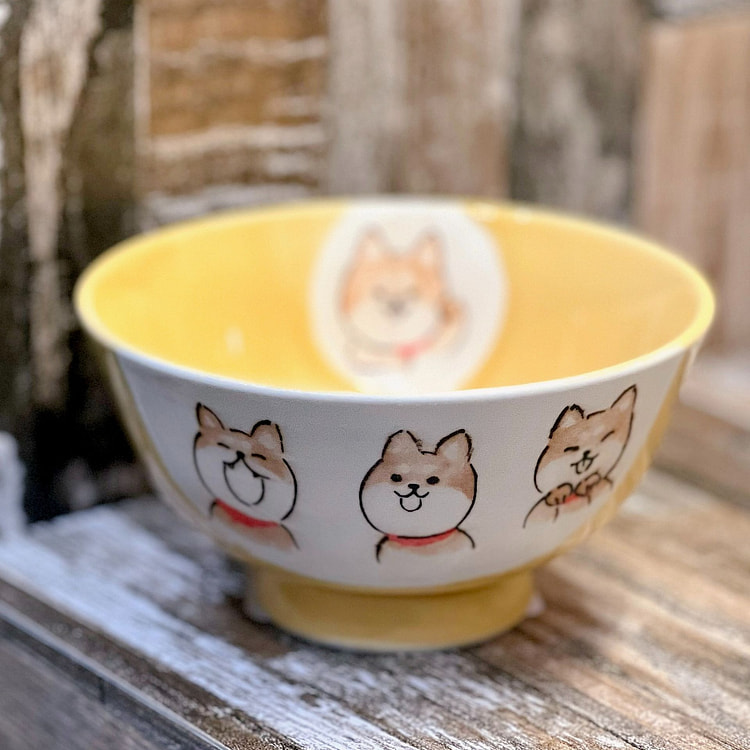 Mino ware Shiba Bowl