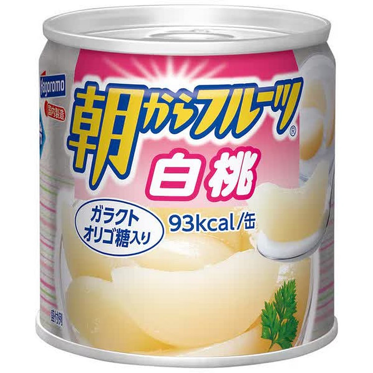 Hagoromo Foods Morning Fruit White Peach 190g