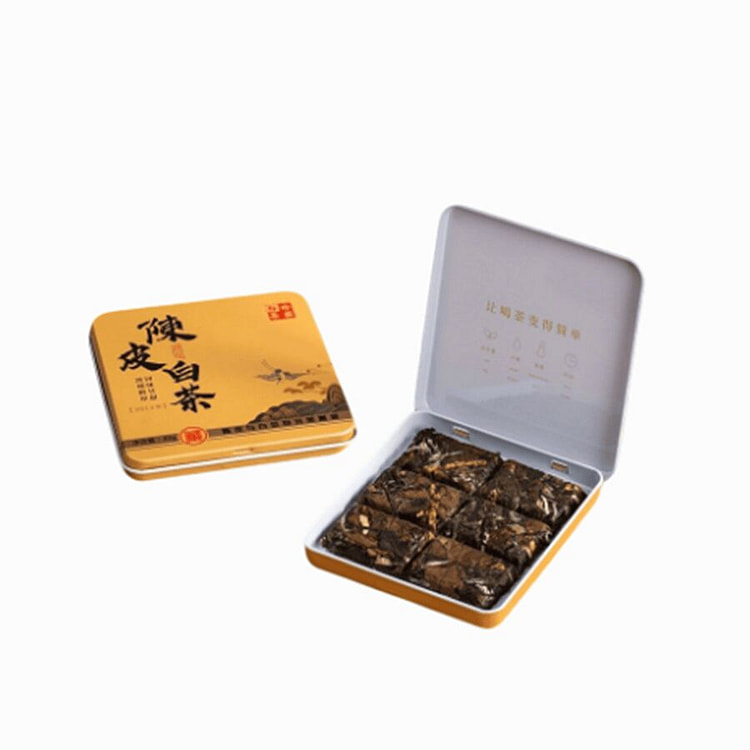 梨想堂 陈皮白茶福鼎老白茶小方片   30g*1盒