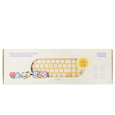 BT21 MININI multi-pairing wireless keyboard by BTS Shooky 15 oz