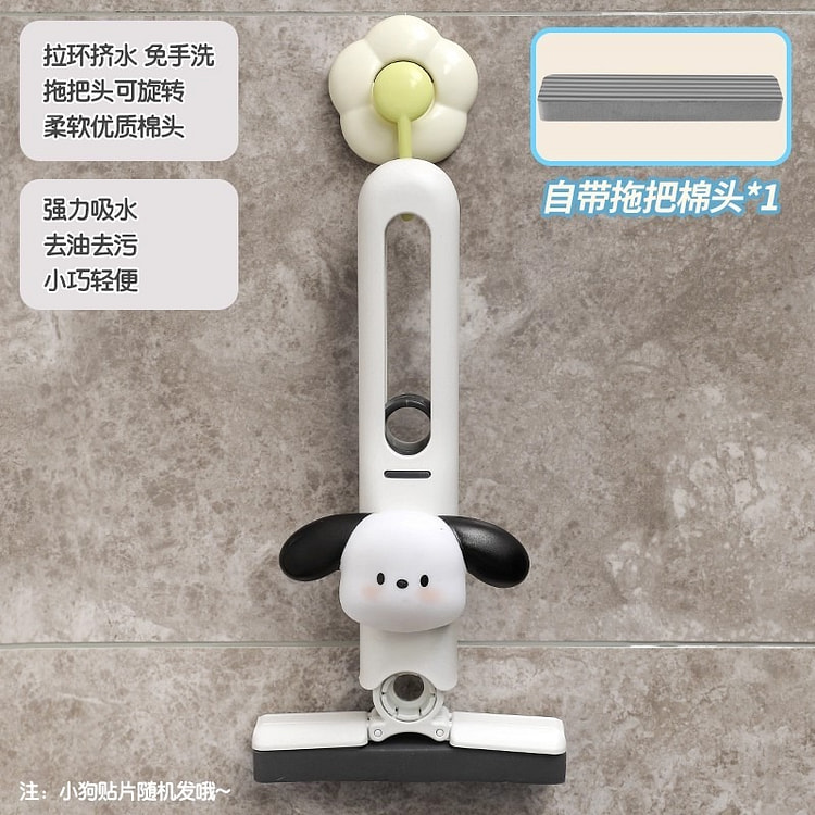 Mini sponge mop, handheld, no-wash, lazy desktop, 1 each