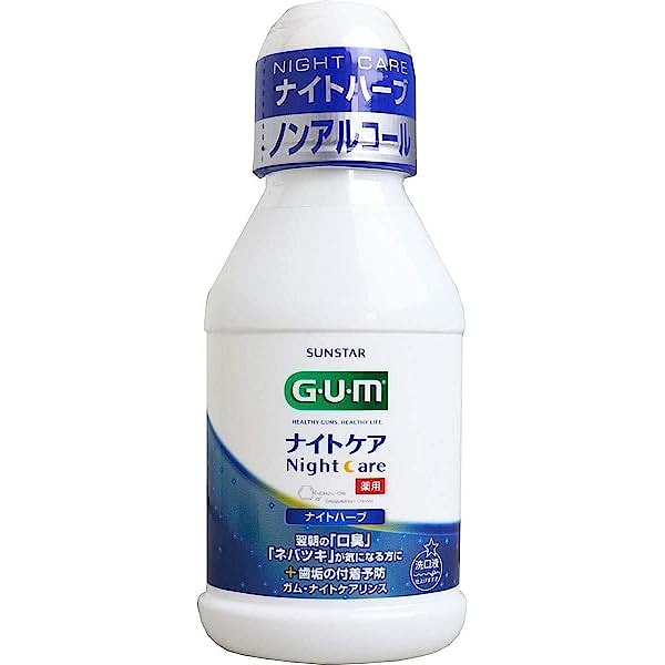 GUM牙周夜间护理漱口水 80毫升 80 毫升