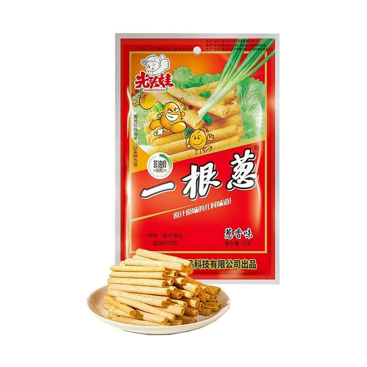 【美国直邮】光头娃 一根葱 膨化零食 (min 9)