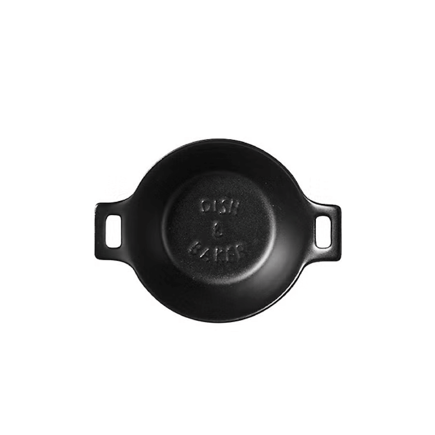 Meister Hand Dish & Baker Handle Plate - Black/Small 1 ส่วน
