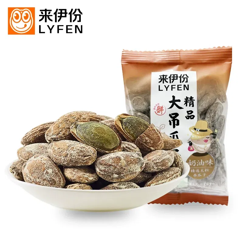 LYFEN Sunflower seeds (cream flavor) 6 packs 150 g