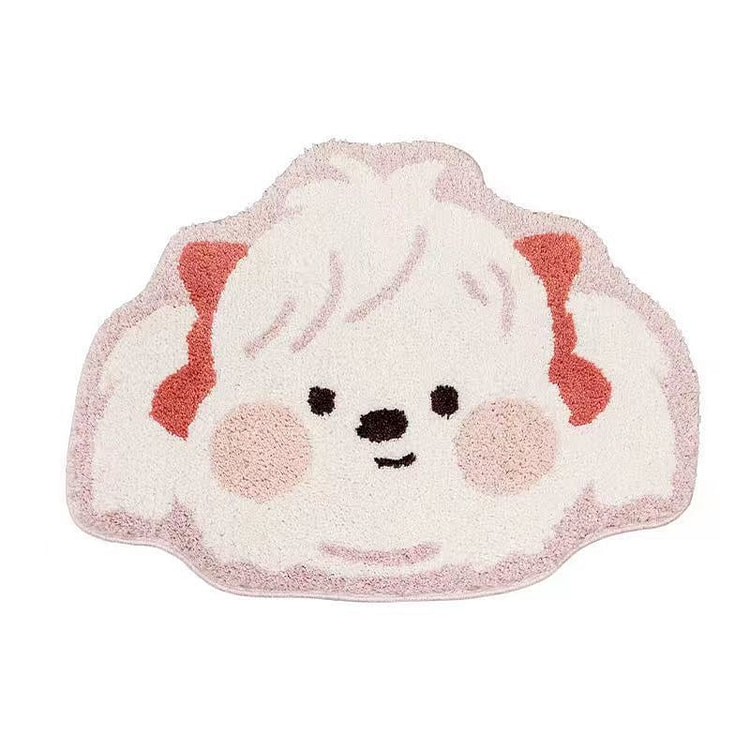 Bedroom Bed Side Rug Carpet Mat- Samoyed 60*90CM