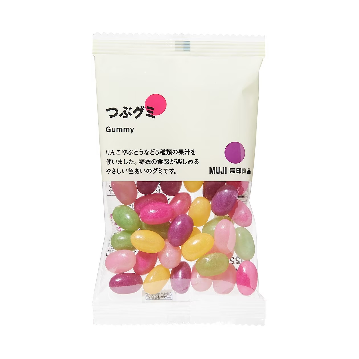 日本直送」MUJI・グミ クつぶグミ - Weee!