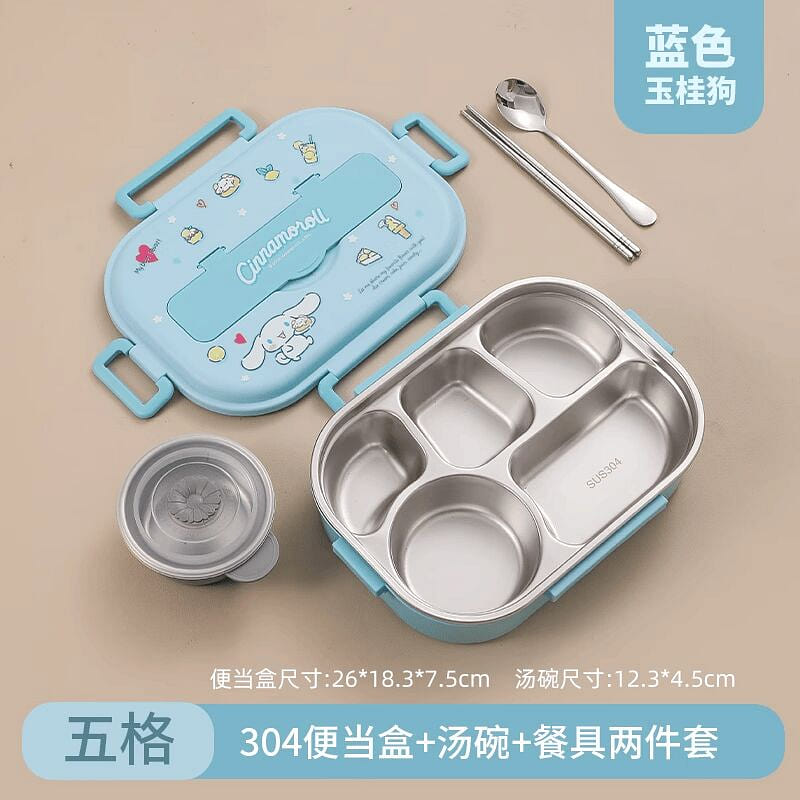 Sanrio lunch box cinnamon dog stainless steel lunc 1 count