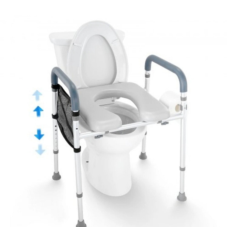 VEVOR Raised Toilet Seat, 7-Position Height Adjust 1 each
