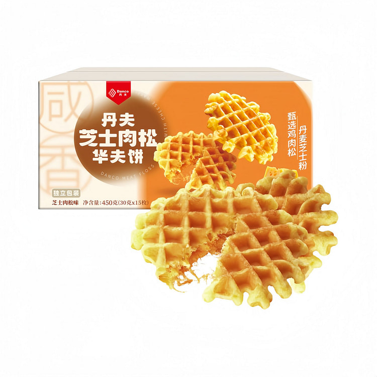 Danco Gele Waffles Cheese Pork Floss Flavor 450 g